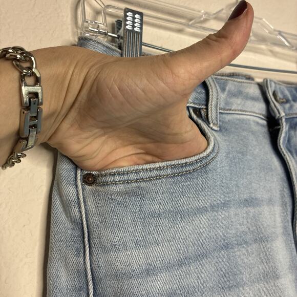 Hidden Ryan High-Rise Bootcut Slit Cuff Raw Hem Jeans 28 - Picture 5 of 12